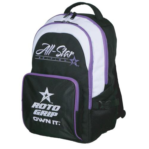 Roto Grip All Star Backpack (Black/White/Purple)